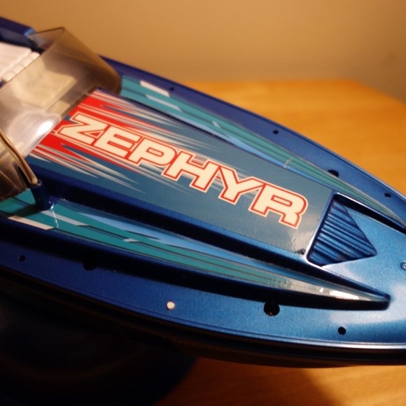 Nikko Zephyr Blue Radio Control RC Boat 27 MHz #300073 WORKING - Picture 3 of 16